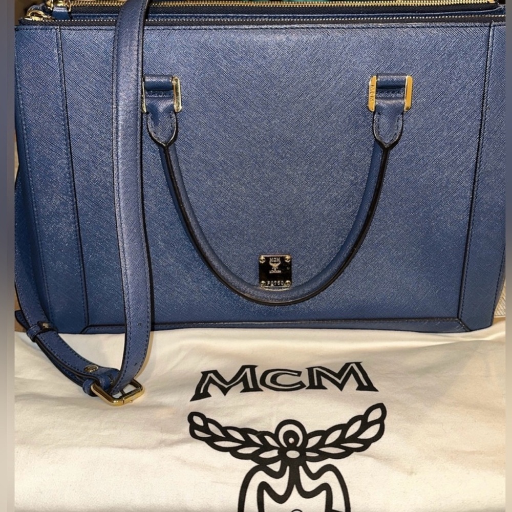 MCM Nuovo 2-Way Tote Shoulder Bag w/ Dust Bag